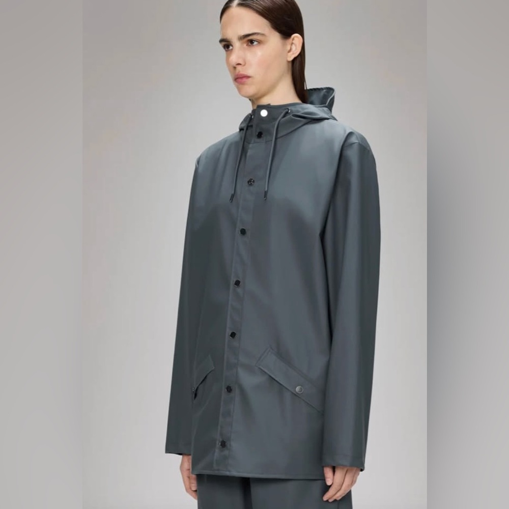 Rains Matte Waterproof Rain Jacket